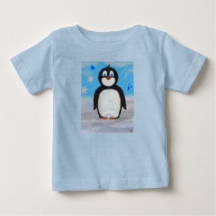 Camiseta De Bebé Pingüino, feliz