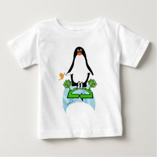 Camiseta De Bebé Pingüino Global
