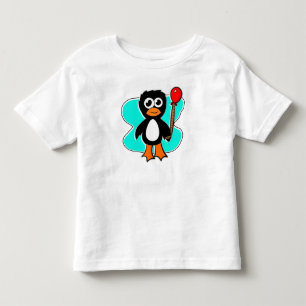 Camiseta De Bebé Pingüino Globo