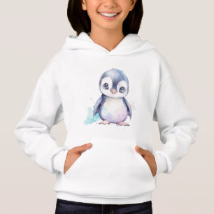 Camiseta de bebé pingüino Hoodie