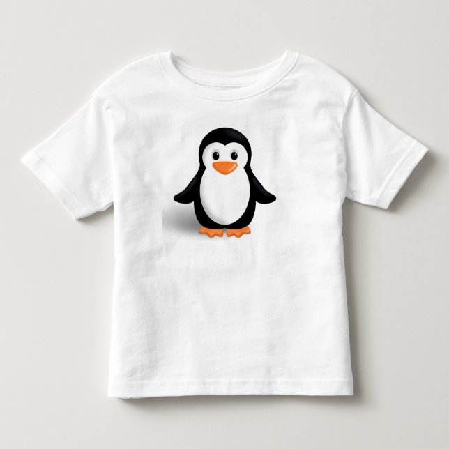 Camiseta De Bebé Pingüino lindo del bebé (Anverso)