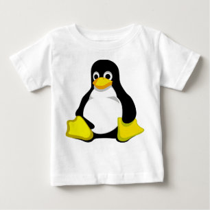 Camiseta De Bebé Pingüino Linux Tux