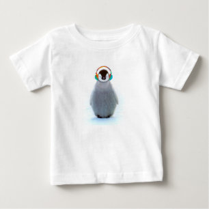 Camiseta De Bebé Pingüino oscilante