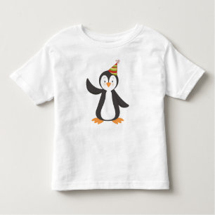Camiseta De Bebé Pingüino, Pingüino Infantil, Pingüino Con Gorra Fi