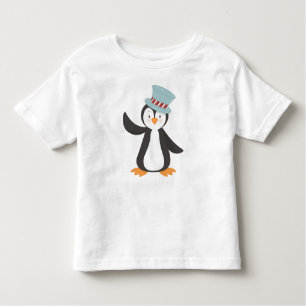Camiseta De Bebé Pingüino, Pingüino Pequeño, Pingüino Con Gorra