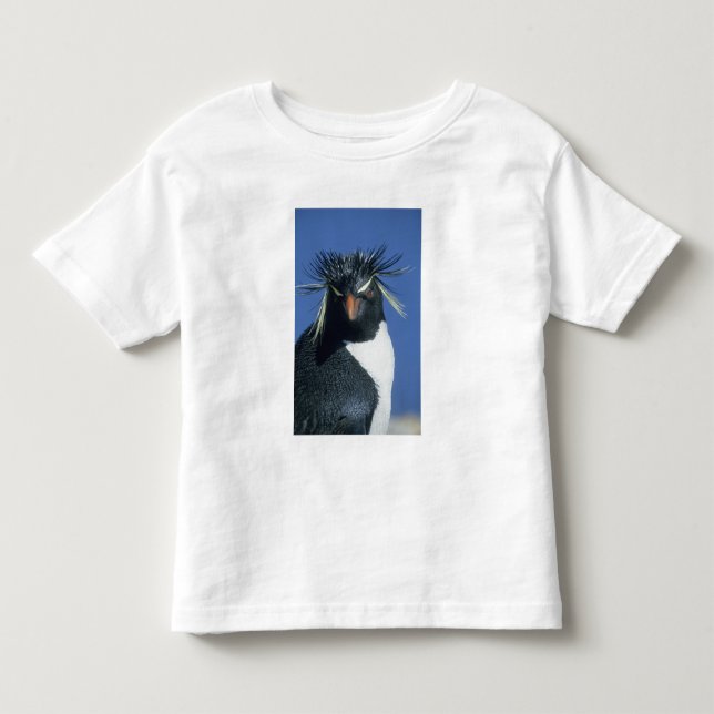 Camiseta De Bebé Pingüino saltarrocas (Eudyptes chrysocome) (Anverso)