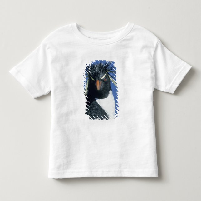 Camiseta De Bebé Pingüino saltarrocas (Eudyptes chrysocome) (Anverso)