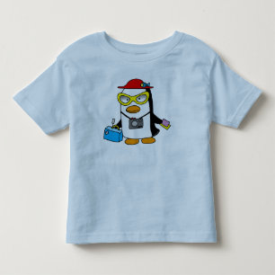 Camiseta De Bebé pingüino turístico