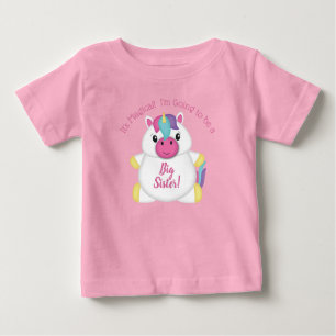 Camiseta De Bebé Pink Baby Shower de Unicorn