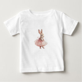 Camiseta De Bebé Pink Ballerina Some Bunny Birthday