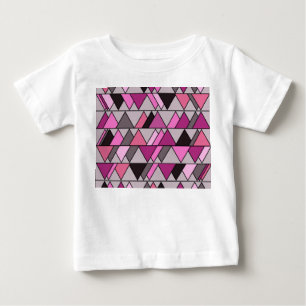 Camiseta De Bebé Pink Camo Triangles