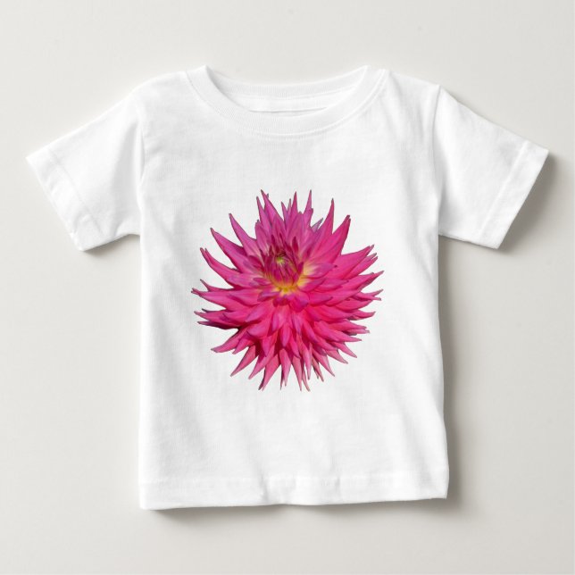 Camiseta De Bebé Pink Dahlia (Anverso)
