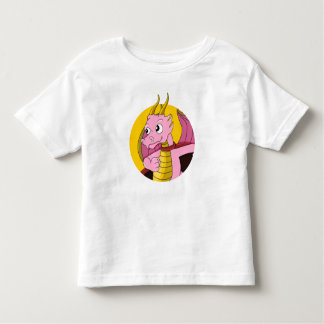 Camiseta De Bebé Pink dragon cartoon toddler t-shirt