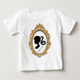 Camiseta De Bebé Pink Paris Silhouette