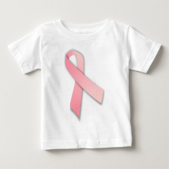 Camiseta De Bebé PINK RIBBON Sensibilización sobre el cáncer de mam (Anverso)