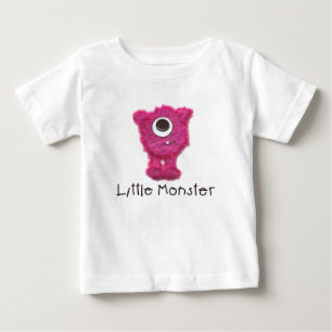 Camiseta De Bebé Pink Zippy Little Monster Long Sleeve Tee