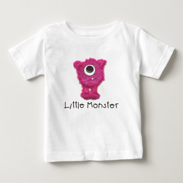 Camiseta De Bebé Pink Zippy Little Monster Long Sleeve Tee (Anverso)