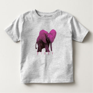 Camiseta De Bebé Pinky Elephant T-Shirt