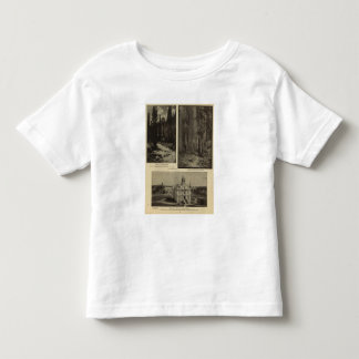 Camiseta De Bebé Pinos gigantes plaza, Salem, Oregon del bosque de