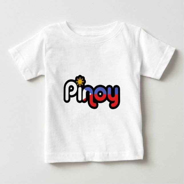 Camiseta De Bebé Pinoy (Anverso)