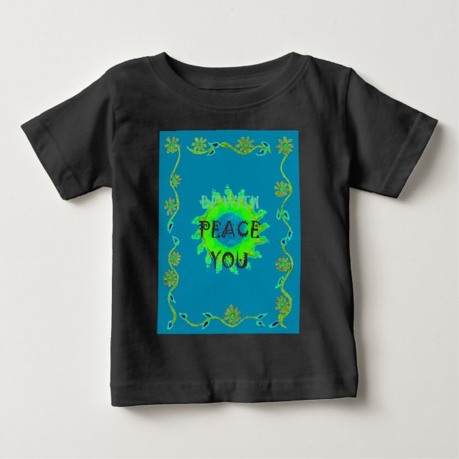 Camiseta De Bebé Pintar la paz con tu arte (Anverso)
