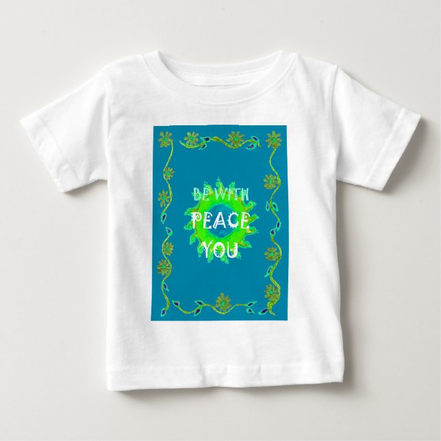 Camiseta De Bebé Pintar la paz con tu arte (Anverso)