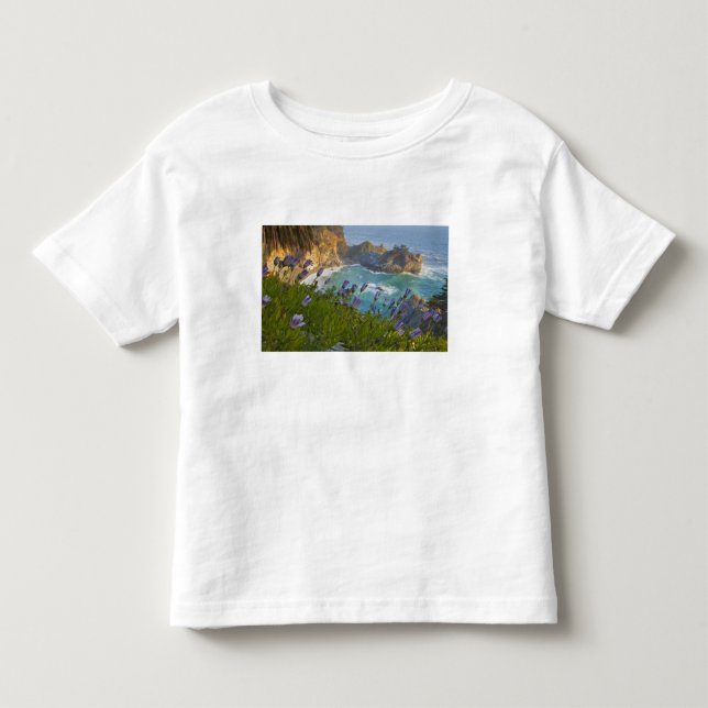 Camiseta De Bebé Pintoresca McWay Falls cae en la playa y (Anverso)
