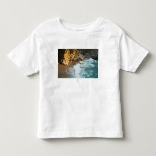 Camiseta De Bebé Pintoresca McWay Falls cae en la playa y