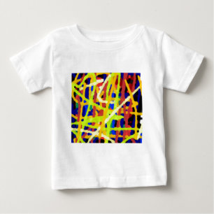Camiseta De Bebé Pintura abstracta colorida