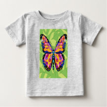 Pintura abstracta de mariposa