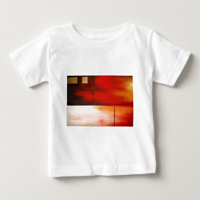 Camiseta De Bebé Pintura abstracta original (Anverso)
