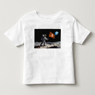 Camiseta De Bebé Pintura al óleo "Bitcoin Moon" #1