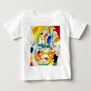 Camiseta De Bebé Pintura batalla naval de Kandinsky 1913