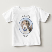 Pintura de Beagle - Arte de Perro Original Lindo