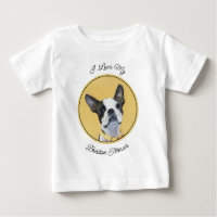 Pintura de Boston Terrier - Arte de Perro Original