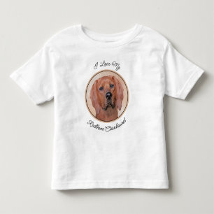 Camiseta De Bebé Pintura de esquinas rojas - Arte de perros origina