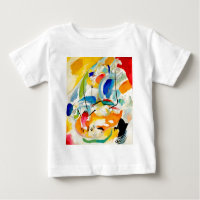 Pintura de la batalla marítima de Kandinsky en 191