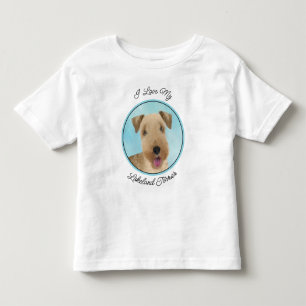 Camiseta De Bebé Pintura de Lakeland Terrier - Arte de Perro Origin