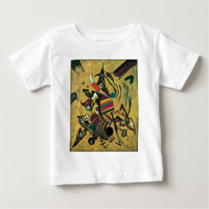 Camiseta De Bebé Pintura de lienzo abstracto de puntos de Kandinsky