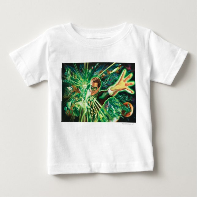 Camiseta De Bebé Pintura de linterna verde (Anverso)