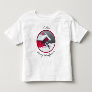 Camiseta De Bebé Pintura de pájaro lechoso - Arte original de pájar