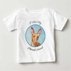 Camiseta De Bebé Pintura de paro del faraón - Arte de perro origina