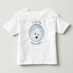 Camiseta De Bebé Pintura de perro esquimal estadounidense - Arte de