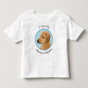 Camiseta De Bebé Pintura de Rhodesian Ridgeback - Arte Original de 
