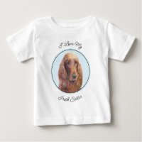 Pintura de Setter Irlandés - Arte de Perro Origina