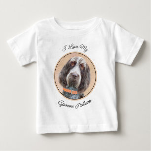 Camiseta De Bebé Pintura de Spinone Italiano - Arte de Perro Origin