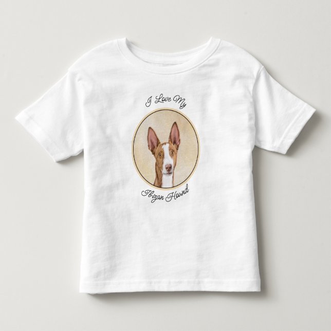 Camiseta De Bebé Pintura enredadera ibicenca - Arte de perro origin (Anverso)