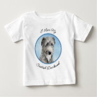 Pintura escocesa de Deerhound - Arte original del