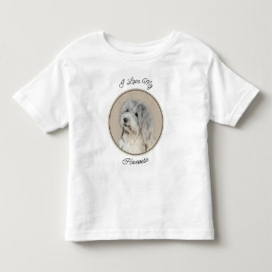 Camiseta De Bebé Pintura Havanesa (Dorada Sable) - Arte Perro Origi