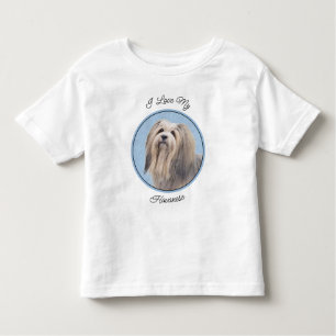 Camiseta De Bebé Pintura Havanesa (plateada) - Arte de Perro Origin